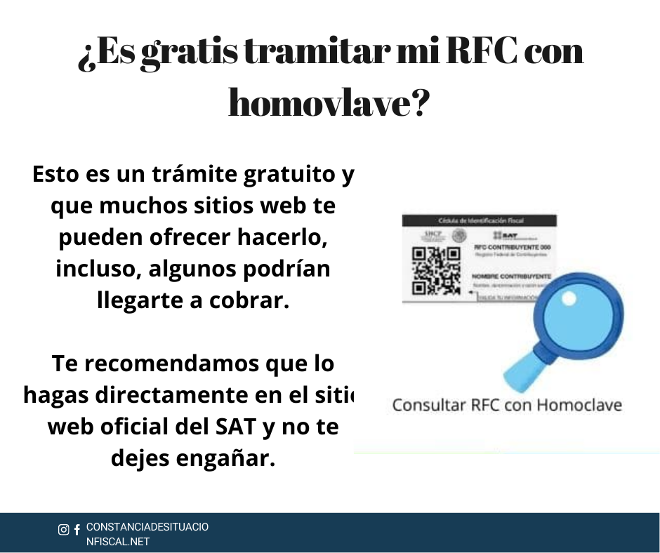 RFC con homoclave gratis