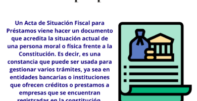 Qué es la Constancia de Situación Fiscal para préstamos