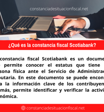 constancia fiscal Scotiabank